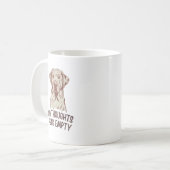Mug Pas de pensées Tête vide Labrador (Devant gauche)