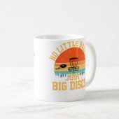 Mug Pas de petites balles, juste de grands disques Fun (Devant droit)