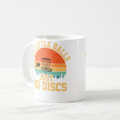 Mug Pas de petites balles, juste de grands disques Fun (Devant gauche)