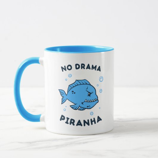 Mug Pas de Piranha dramatique (Gauche)