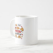 Mug Pas de pizza ? Juste une blague ! (Devant gauche)