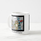 Mug Pas de Place Comme l'Homéopathie Cadeaux de Dessin (Devant gauche)