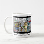 Mug Pas de Place Comme l'Homéopathie Cadeaux de Dessin (Gauche)