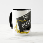 Mug "Pas de plafond de diplômes futurs" (Devant gauche)