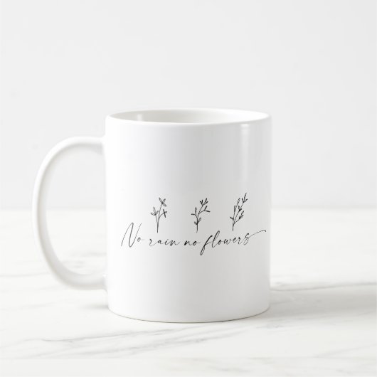 Mug Pas de pluie Pas de fleurs (Gauche)