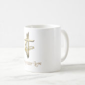 Mug Pas de plus grande croix d'amour (Devant droit)