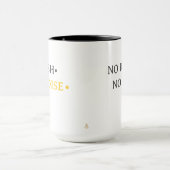 Mug Pas de précipitation, pas de bruit – Conception de (Centre)