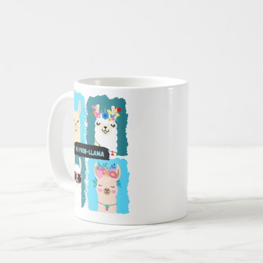 Mug Pas de prob-llama (Devant gauche)
