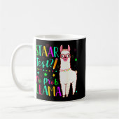 Mug Pas de Prob Llama Funny Enseignant Test d'examen J (Gauche)