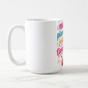 Mug Pas de projets, juste des bronzages - Flamant rose