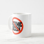 Mug Pas de racisme systémique (Devant gauche)