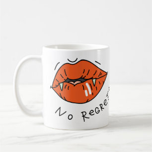 Mug Pas de Regrets Red Lips Valentine