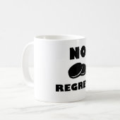 Mug Pas de Regrettes Biscuits Noirs/Blancs Sandwich Mu (Devant gauche)