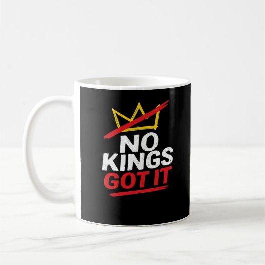 Mug Pas de rois, créatif et décontracté (Gauche)