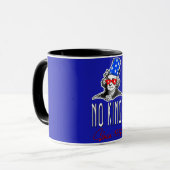 Mug Pas de rois depuis 1776 - Conception de Rebelles P (Devant gauche)