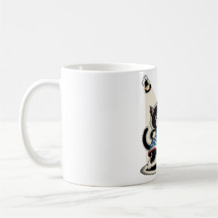 Mug Pas de rois en Amérique Angry Cat Art