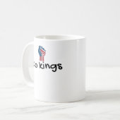 Mug Pas de rois en Amérique Classique Minimal Propre (Devant gauche)