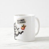 Mug Pas de rois en Amérique Colère de chat (Devant droit)