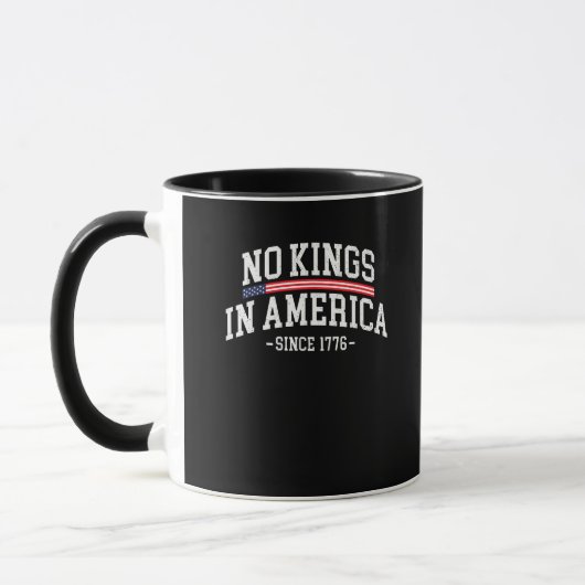 Mug Pas de rois en Amérique depuis 1776 Esprit de libe (Gauche)