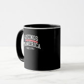 Mug Pas de rois en Amérique depuis 1776 Esprit de libe (Devant gauche)