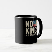 Mug Pas de rois en Amérique depuis 1776 Esprit de libe (Devant droit)