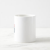 Mug Pas De Rois En Amérique Distress Drapeau À L'Arriè (Centre)