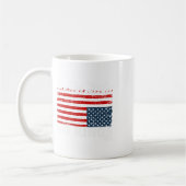 Mug Pas De Rois En Amérique Distress Drapeau À L'Arriè (Gauche)