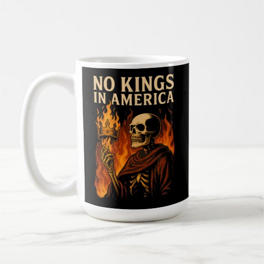 Mug Pas de rois en Amérique Feu (Gauche)