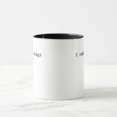 Mug Pas de rois en Amérique Gras Décontracté (Centre)