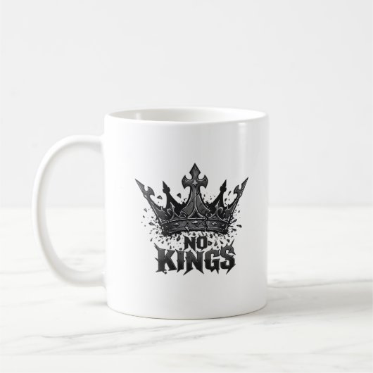 Mug Pas de rois en Amérique Minimal Propre (Gauche)