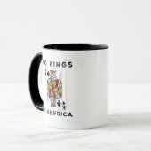 Mug Pas de rois en Amérique Nous, le peuple Création p (Devant gauche)