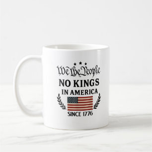 Mug Pas de rois en Amérique Nous le peuple Rétro Class