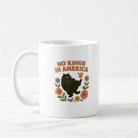 Mug Pas de rois en Amérique Nous le peuple rétro pour (Gauche)