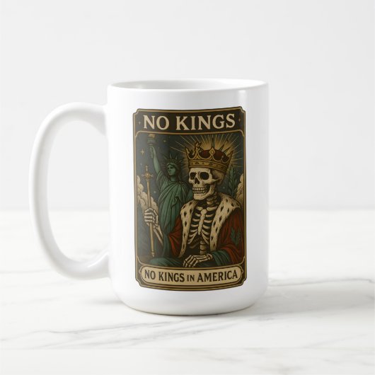 Mug Pas de rois en Amérique, pas de manifestation pour (Gauche)