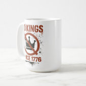 Mug Pas de rois en Amérique, pas de manifestation pour (Devant gauche)