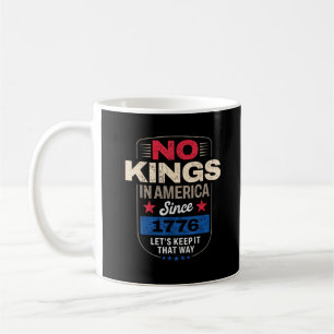 Mug Pas de rois en Amérique Rétro Classique