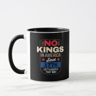 Mug Pas de rois en Amérique Rétro Classique
