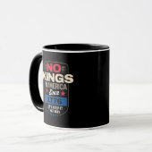 Mug Pas de rois en Amérique Rétro Classique (Devant gauche)
