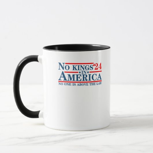 Mug Pas de rois en Amérique Rétro Classique (Gauche)
