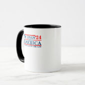 Mug Pas de rois en Amérique Rétro Classique (Devant gauche)
