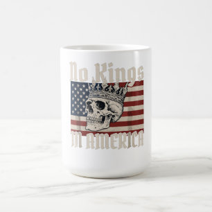 Mug pas de rois en amérique Skull drapeau américain