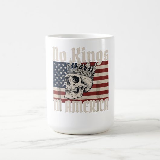 Mug pas de rois en amérique Skull drapeau américain (Centre)