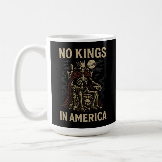 Mug Pas de rois en Amérique Squelette (Gauche)