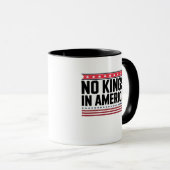 Mug Pas de rois en Amérique USA Design Gras (Devant droit)