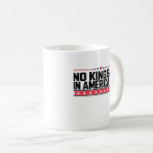 Mug Pas de rois en Amérique USA Minimal Clean (Devant droit)