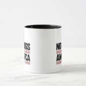 Mug Pas de rois en Amérique USA Rétro Classique (Centre)