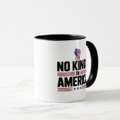 Mug Pas de rois en Amérique USA Rétro Classique (Devant droit)