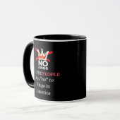 Mug Pas de rois Nous le Peuple Style Classique Liberté (Devant gauche)