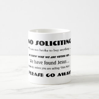 Mug Pas De Sollicitation - S'Il Vous Plaît Partez ! Mu