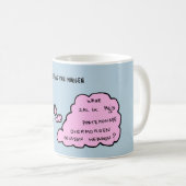 Mug Pas de souci pour le jour de demain matin (Devant droit)